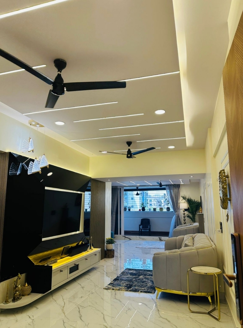 Residential site execution led by Bhartik Interiors