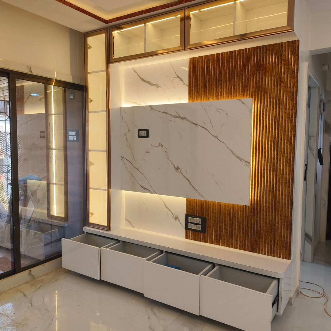 Interior detailing by Bhartik Interiors