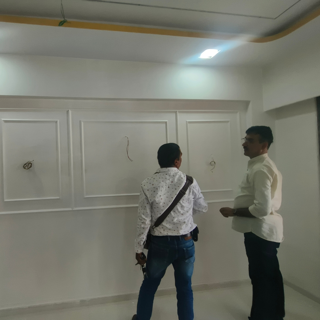 Carpentry and finishing work from a Bhartik Interiors project